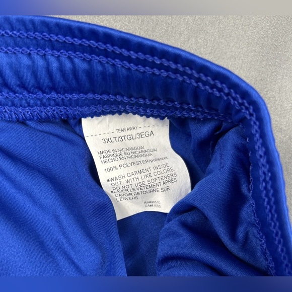 Under Armour Shorts Graphic Athletic 3XLT Blue Polyester - Picture 7 of 8